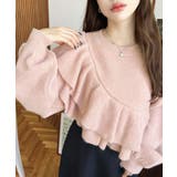 アシメフリルもちもちニットプルオーバー | moment+ | 詳細画像32 