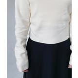 アシメワンショルリブニットプルオーバー | moment+ | 詳細画像14 