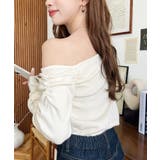 アシメワンショルリブニットプルオーバー | moment+ | 詳細画像4 