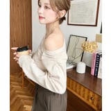 アシメワンショルリブニットプルオーバー | moment+ | 詳細画像57 