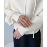 ストラップチョーカーネックリボンアシメワンショルダーニットプルオーバー | moment+ | 詳細画像20 