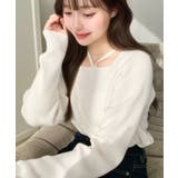 ホルターネックリブニットプルオーバー12G | moment+ | 詳細画像13 