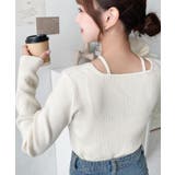 ホルターネックリブニットプルオーバー12G | moment+ | 詳細画像19 