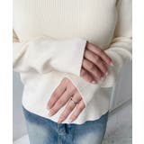 ホルターネックリブニットプルオーバー12G | moment+ | 詳細画像22 