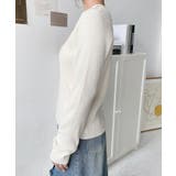 ホルターネックリブニットプルオーバー12G | moment+ | 詳細画像24 