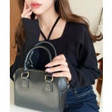 ホルターネックリブニットプルオーバー12G | moment+ | 詳細画像32 