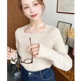 ホルターネックリブニットプルオーバー12G | moment+ | 詳細画像61 