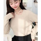 ホルターネックリブニットプルオーバー12G | moment+ | 詳細画像72 