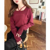 ホルターネックリブニットプルオーバー12G | moment+ | 詳細画像77 