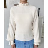 キャンディスリーブリブニットプルオーバー | moment+ | 詳細画像12 