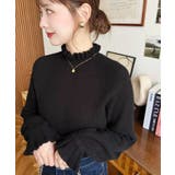 キャンディスリーブリブニットプルオーバー | moment+ | 詳細画像23 