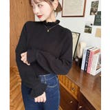 キャンディスリーブリブニットプルオーバー | moment+ | 詳細画像24 