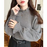 キャンディスリーブリブニットプルオーバー | moment+ | 詳細画像27 