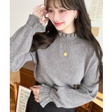 キャンディスリーブリブニットプルオーバー | moment+ | 詳細画像31 