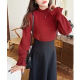 キャンディスリーブリブニットプルオーバー | moment+ | 詳細画像38 