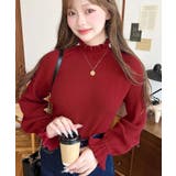 キャンディスリーブリブニットプルオーバー | moment+ | 詳細画像41 