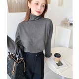 選べるネックデザイン。ホールガーメントニットプルオーバー | moment+ | 詳細画像40 