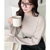 選べるネックデザイン。ホールガーメントニットプルオーバー | moment+ | 詳細画像66 