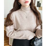 選べるネックデザイン。ホールガーメントニットプルオーバー | moment+ | 詳細画像68 