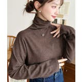 ブラウン系2 | 選べるネックデザイン。ホールガーメントニットプルオーバー | moment+