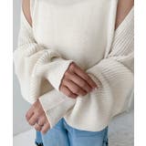 ショルダースリットニットプルオーバー | moment+ | 詳細画像12 