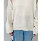 ショルダースリットニットプルオーバー | moment+ | 詳細画像13 