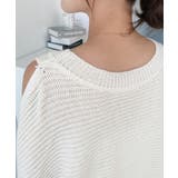 ショルダースリットニットプルオーバー | moment+ | 詳細画像14 