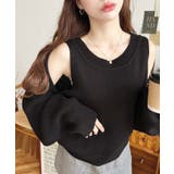 ショルダースリットニットプルオーバー | moment+ | 詳細画像15 