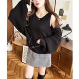 ショルダースリットニットプルオーバー | moment+ | 詳細画像16 