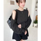 ショルダースリットニットプルオーバー | moment+ | 詳細画像19 