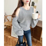 ショルダースリットニットプルオーバー | moment+ | 詳細画像24 