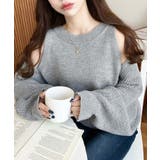 ショルダースリットニットプルオーバー | moment+ | 詳細画像27 