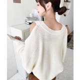 ショルダースリットニットプルオーバー | moment+ | 詳細画像5 