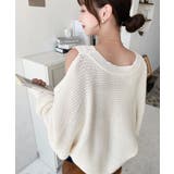 ショルダースリットニットプルオーバー | moment+ | 詳細画像8 