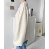 フラワージャガードニットプルオーバー | moment+ | 詳細画像12 