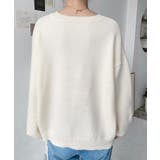 フラワージャガードニットプルオーバー | moment+ | 詳細画像13 