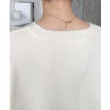 フラワージャガードニットプルオーバー | moment+ | 詳細画像14 