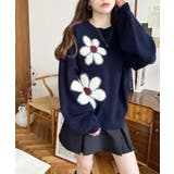 フラワージャガードニットプルオーバー | moment+ | 詳細画像27 