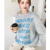モヘアタッチジャガードロゴニットプルオーバー | moment+ | 詳細画像39 