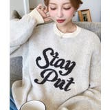 ジャガードビッグロゴニットプルオーバー | moment+ | 詳細画像11