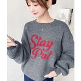 ジャガードビッグロゴニットプルオーバー | moment+ | 詳細画像21