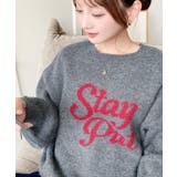 ジャガードビッグロゴニットプルオーバー | moment+ | 詳細画像24