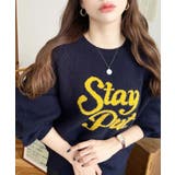 ジャガードビッグロゴニットプルオーバー | moment+ | 詳細画像30