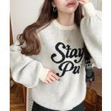 ジャガードビッグロゴニットプルオーバー | moment+ | 詳細画像4