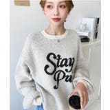 ジャガードビッグロゴニットプルオーバー | moment+ | 詳細画像7