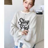 ジャガードビッグロゴニットプルオーバー | moment+ | 詳細画像9