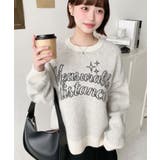 ラインロゴジャガードニットプルオーバー | moment+ | 詳細画像13 