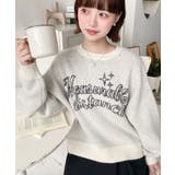 ラインロゴジャガードニットプルオーバー | moment+ | 詳細画像14 