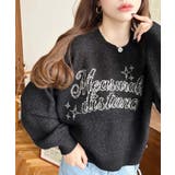 ラインロゴジャガードニットプルオーバー | moment+ | 詳細画像16 