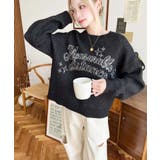 ラインロゴジャガードニットプルオーバー | moment+ | 詳細画像21 